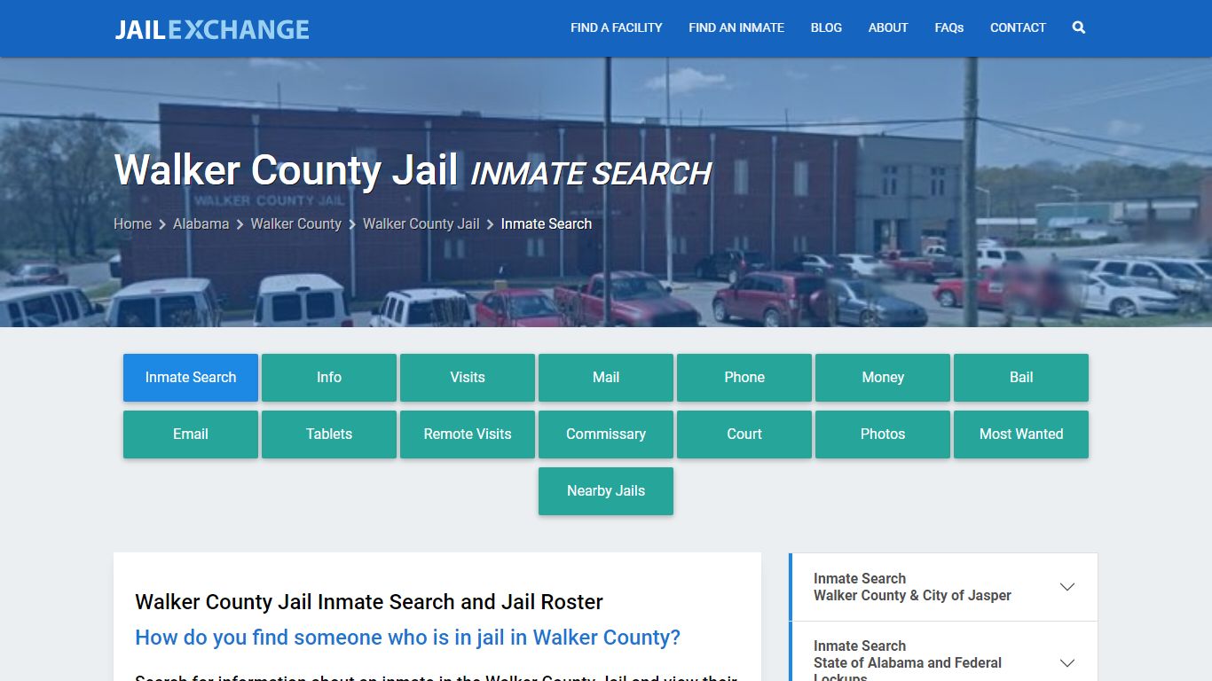 Inmate Search: Roster & Mugshots - Walker County Jail, AL